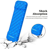MoKo Silicone Case Compatible with Apple TV 4K/4th Gen Remote, [2 Pack] Lightweight Non-Slip-Grip & Secure Protective Cover Compatible with Apple TV 4K Siri Remote Controller - Blue + Red