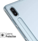 MoKo Case Fit Samsung Galaxy Tab S6 10.5 2019, Clear Grip Soft Flexible Transparent TPU Skin Shockproof Back Cover Protector for Galaxy Tab S6 10.5 inch SM-T860/T865 2019 Release Tablet - Matte Clear