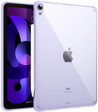 MoKo Case Fit iPad Air 5th/4th Generation 10.9 Inch 2022/2020 - Slim Transparent Hard PC Clear Back Cover, Flexible TPU Shell with Air-Pillow Edge Bumper, Support Apple Pencil 2 Charging, Green