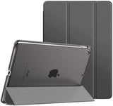 MoKo iPad 10.2 Case for iPad 9th Generation 2021/ iPad 8th Generation 2020/ iPad 7th Generation 2019, Slim Stand Hard Back Shell Smart Cover Case for iPad 10.2 inch, Auto Wake/Sleep, Silver