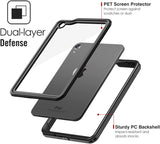 MoKo Case Compatible with Apple New iPad Mini 6th Generation 8.3-inch 2021, Waterproof Case with Built-in Screen Protector Clear Full-Body Protective Case Shockproof Bumper Submersible, Black