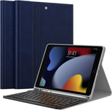 MoKo Keyboard Case for New iPad 9th Generation 2021/iPad 10.2 2020/2019 with Apple Pencil Holder, Wireless Keyboard Cover Case for Apple New iPad 9th Generation 2021/iPad 8th/7th Gen 10.2",Indigo