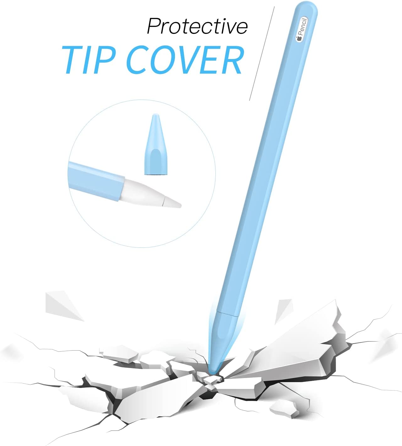 MoKo Pencil Case Compatible with Apple Pencil 2nd Gen, [2 MoKo Pencil Case Compatible with Apple Pencil 2nd Gen, [2