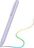 MoKo Silicone Pencil Case for Apple Pencil (2nd Generation) with 3 Pieces Nib Cover, Anti-Slip Grip Pencil Holder Sleeve, Magnetic Charging and Pairing & Double-Tapping Supported, Taro Purple