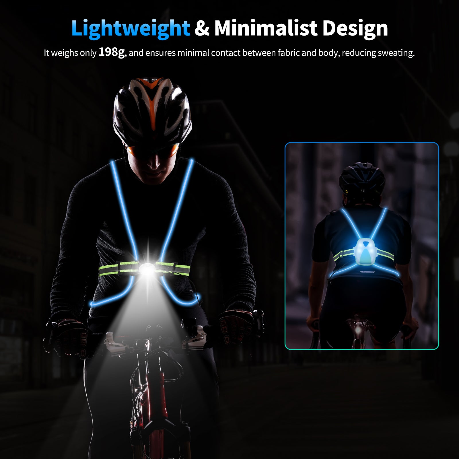 Running jacket with led lights 2025