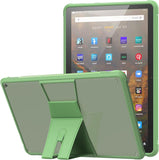 MoKo Case Fits All-New Kindle Fire HD 10 & 10 Plus Tablet (11th Generation, 2021 Release) 10.1", Ultra Soft Flexible Transparent TPU Acrylic Skin Bumper Edge Protection Back Cover Shell, Amethyst