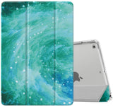 MoKo iPad 10.2 Case for iPad 9th Generation 2021/ iPad 8th Generation 2020/ iPad 7th Generation 2019, Slim Stand Hard Back Shell Smart Cover Case for iPad 10.2 inch, Auto Wake/Sleep, Spring Lilac