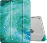 MoKo iPad 10.2 Case for iPad 9th Generation 2021/ iPad 8th Generation 2020/ iPad 7th Generation 2019, Slim Stand Hard Back Shell Smart Cover Case for iPad 10.2 inch, Auto Wake/Sleep, Champagne Gold