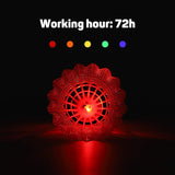 MoKo LED Badminton Shuttlecocks 6 Pack, Sports Nylon Outdoor Shuttlecocks Led Badmitton Set Lighting Badminton Birdies Glow Shuttlecock Glow Lighting Badminton Sets for Yard Game - White