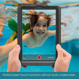 MoKo Case Compatible with Apple New iPad Mini 6th Generation 8.3-inch 2021, Waterproof Case with Built-in Screen Protector Clear Full-Body Protective Case Shockproof Bumper Submersible, Black