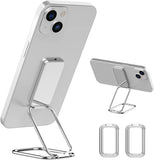 MoKo Cell Phone Ring Holder, 2 Pack Finger Kickstand 360° Rotation Adjustable Phone Ring Stand Metal Finger Grip Ring Kickstand Match Magnetic Car Mount, Fits All Smartphone, Tablets, Black