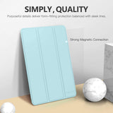MoKo Case Fit New iPad Mini 5 2019/Mini 4 2015 (5th/4th Generation 7.9 inch), Slim Lightweight Smart Shell Stand Cover with Translucent Frosted Back Protector, with Auto Wake/Sleep, Sky Blue