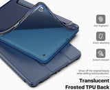 MoKo Case Fits Kindle Fire HD 8 & 8 Plus Tablet (10th Generation, 2020 Release), Soft TPU Translucent Frosted Back Cover Slim Smart Shell, Auto Wake/Sleep - Indigo