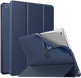 MoKo Case Fit 2018/2017 iPad 9.7 6th/5th Generation, Slim Smart Shell Stand Folio Case with Soft TPU Translucent Frosted Back Cover Compatible with iPad 9.7" 2018/2017, Auto Wake/Sleep - Rose Gold