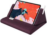 MoKo Tablet Pillow Stand, Soft Bed Pillow Holder Xmas Gift for up to 11" Pad, Fits iPad 10.2"(9th Gen), New iPad Mini 6 8.3" Air 4/3, iPad Pro 11/10.5/9.7, Mini 5 4, Galaxy Tab S6/S7 11", Pink
