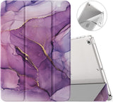 MoKo Case for New iPad 9th/8th/7th Gen Case (2021/2020/2019), Soft TPU Translucent Frosted Back Cover Slim Shell Protective Case with Stand for iPad 10.2 inch,Auto Wake/Sleep, Sky Blue