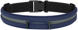 MoKo Sports Running Belt, Outdoor Dual Pouch Sweatproof Reflective Slim Waist Pack, Fitness Workout Belt Fanny Pack Compatible with iPhone 12/12 Pro/12 Mini, iPhone 11 Pro Max/Xs, Galaxy S21