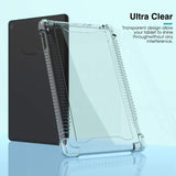 MoKo Case Fits All-New Amazon Kindle Fire 7 Tablet (9th Generation, 2019 Release), Ultra Clear Soft Flexible Transparent TPU Skin Bumper Back Cover Shell - Clear