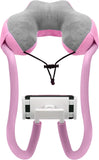 MoKo Neck Phone Holder, Lazy Gooseneck Phone Pillow Holder Bracket,360°Rotation Universal Mobile Phone Tablet Stand for 4"-11" Devices, fits iPhone 12/12 Pro Max, Galaxy S21,iPad Air/Pro 11, Pink