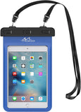 MoKo Universal Waterproof Case, Dry Bag Pouch for iPad Mini 6/5/4/3/2, Samsung Tab 5/4/3, Galaxy Note 8, Tab S2/Tab E/Tab A 8.0, LG G Pad III 8.0, Google Nexus 7(FHD) & More Up to 8.3" - Black