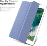 MoKo Case Fit 2018/2017 iPad 9.7 5th / 6th Generation - Slim Lightweight Smart Shell Stand Cover with Translucent Frosted Back Protector Fit iPad 9.7 Inch 2018/2017, Lavender Purple(Auto Wake/Sleep)