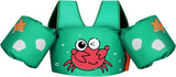 MoKo Swim Vest Arm Bands for Kids, Swimming Arm Floaties with Whistle Inflatable Floater Tube Water Wings with Shoulder Harness Sea Pool Water Supply Children Swim Training Equipment
