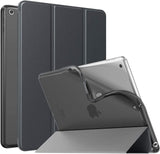 MoKo Case for New iPad 9th/8th/7th Gen Case (2021/2020/2019), Soft TPU Translucent Frosted Back Cover Slim Shell Protective Case with Stand for iPad 10.2 inch,Auto Wake/Sleep, Lavender Purple