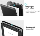 MoKo Case Fits All-New Kindle (10th Generation, 2019) / Kindle (8th Generation, 2016), Premium Vertical Flip Cover with Auto Wake/Sleep Function - BLACK