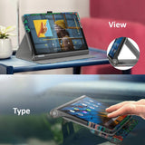 MoKo Case Fit Lenovo Yoga Smart Tab 10.1 (YT-X705F), Ultra Compact Protection Premium Slim Folding Stand Cover Case for Lenovo Yoga Smart Tab 10.1 (YT-X705F) Tablet - Jungle Night