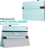 MoKo Case Holder for Apple Pencil 1st/2nd Generation, Elastic Detachable Pouch for Apple Pencil, Fit iPad 9th/8th/7th Generation 10.2", iPad Air 5/4 10.9", iPad 9.7", iPad Air 3 10.5",Azure Blue