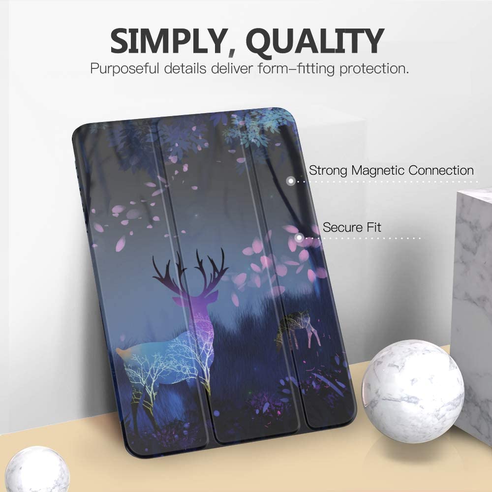 Hama Smart Case Cover Per IPad 9 (2021), IPad 8 (2020), IPad 7 (2019), 10,2", Blu Tropicale