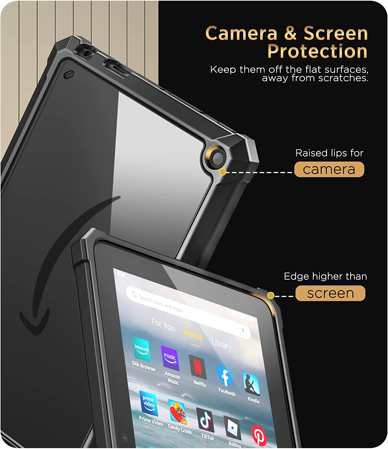 Diamond Case per Kindle trasparente, custodia rigida slim fit con paraurti in TPU antiscivolo per Kindle (7 pollici Kindle Paperwhite 12a generazione 2024 Diamond Case per Kindle trasparente, custodia rigida slim fit con paraurti in TPU antiscivolo per Kindle (7 pollici Kindle Paperwhite 12a generazione 2024