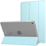 MoKo Case Fit New iPad Mini 5 2019/Mini 4 2015 (5th/4th Generation 7.9 inch), Slim Lightweight Smart Shell Stand Cover with Translucent Frosted Back Protector, with Auto Wake/Sleep,Black