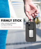 MoKo Cell Phone Ring Holder, 2 Pack Finger Kickstand 360° Rotation Adjustable Phone Ring Stand Metal Finger Grip Ring Kickstand Match Magnetic Car Mount, Fits All Smartphone, Tablets, Black