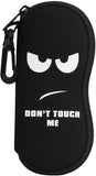MoKo Sunglasses Soft Case Ultra Light Neoprene Zipper Eyeglass Case with Belt Clip