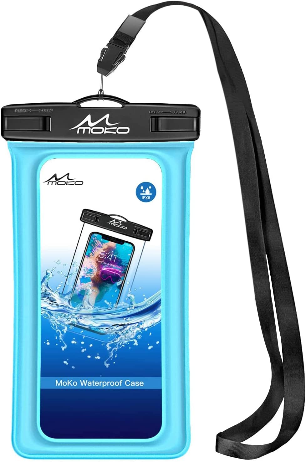 MoKo Floating Waterproof Phone Pouch Holder, Floatable Phone Case