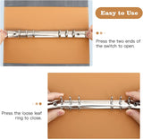 MoKo Budget Binder with Zipper Envelopes,A5 Binder Notebook PU Leather Money Organizer for Cash with 12 Pockets,15 Labels,3 Colors Page Markers,4 Tabbed Binder Dividers & Loose Leaf Ruled Papers,Gray