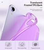 MoKo Case Fit New iPad Mini 6 2021 (6th Generation 8.3 inch), Soft TPU Translucent Frosted Back Cover Slim Smart Shell Stand Folio Case for iPad Mini, Auto Wake/Sleep, Purple