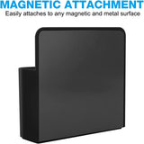 MoKo Pack of 2 Magnetic Dry Erase Marker Holder, Magnetic Pen Pencil Holder Storage Organizer for Whiteboard, Refrigerator and Other Magnetic Surfaces, Black