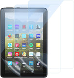MoKo 3-Pack Screen Protector Fits All-New Kindle Fire HD 8 & 8 Plus Tablet (10th Generation, 2020 Release), Anti Blue Light Eye Protection Premium PET Screen Protectors Films - Light Blue