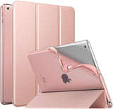 MoKo Case for New iPad 9th/8th/7th Gen Case (2021/2020/2019), Soft TPU Translucent Frosted Back Cover Slim Shell Protective Case with Stand for iPad 10.2 inch,Auto Wake/Sleep,Fragrant Flowers