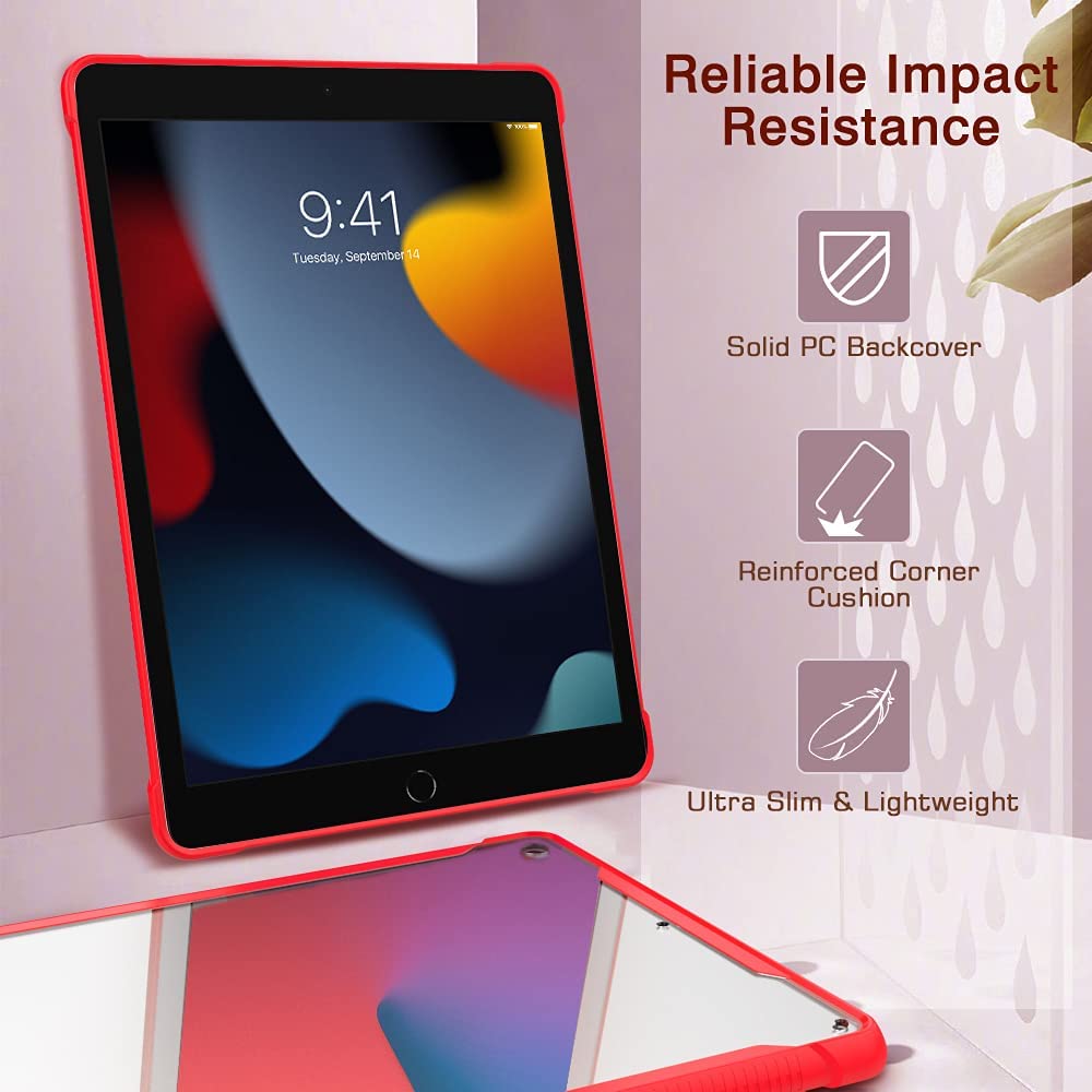 MoKo Case Fit New iPad 9th Generation 2021/iPad 10.2 2020