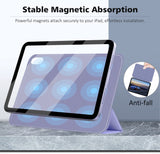 MoKo Magnetic Case for iPad Mini 6, iPad Mini 6th Generation Case 2021, Magnetic Smart Folio Case Slim Lightweight Protective Shell Stand for iPad Mini 6 8.3-inch, Auto Wake/Sleep,Grayish Purple