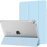 MoKo Case Fit Apple iPad Pro 9.7 Inch 2016 Release Tablet (A1673/A1674/A1675) - Slim Lightweight Smart Shell Stand Cover with Translucent Frosted Back Protector, Taro Purple (with Auto Wake/Sleep)