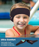 MoKo Swimming Headband for Kids & Adults, Cute Swimmers Headband Ear Band Waterproof Ear Protection Band (S Size for Kids Age 1-2, M Size for Kids Age 3-9, L Size for Kids Age 10+ and Adults)