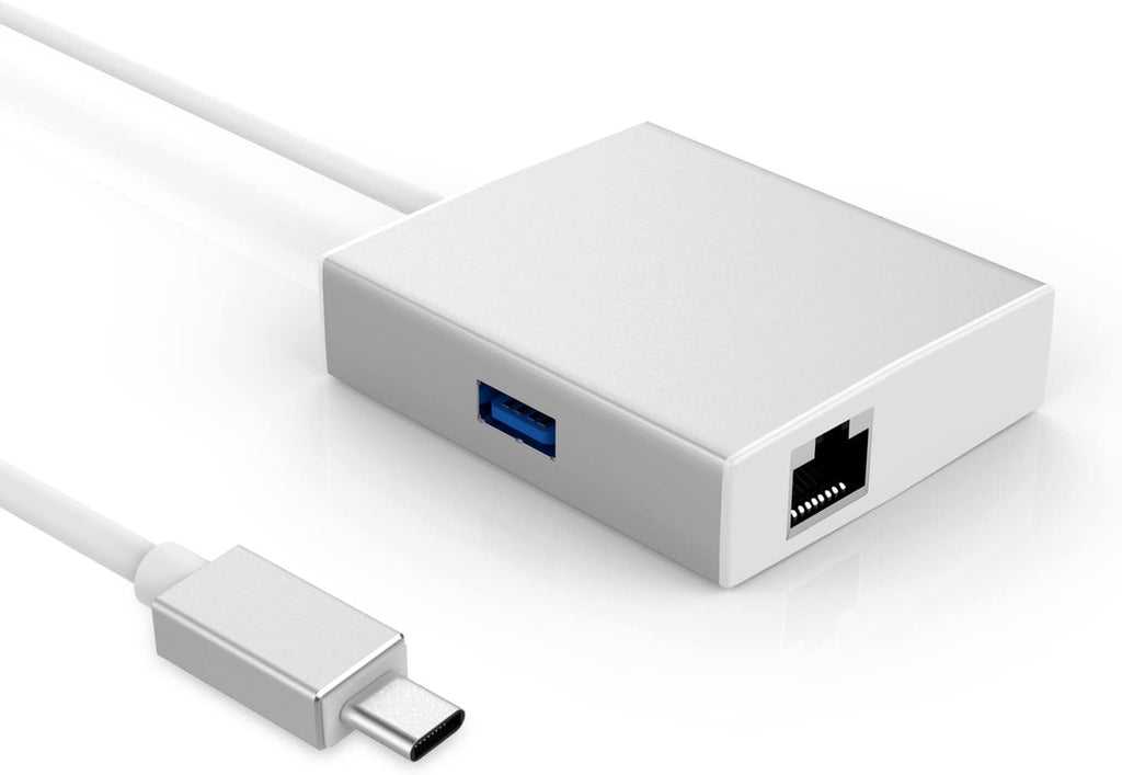 MoKo USB 3.1 Type C to RJ45 Ethernet LAN Port Multiport Network Adapte ...