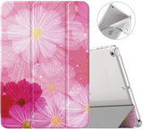 MoKo Case for New iPad 9th/8th/7th Gen Case (2021/2020/2019), Soft TPU Translucent Frosted Back Cover Slim Shell Protective Case with Stand for iPad 10.2 inch,Auto Wake/Sleep, Lavender Purple