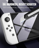 MoKo Tempered Glass Screen Protector for Switch OLED Model 2021, 3 Pack Transparent HD Clear Screen Protector Film, Anti-Scratch, Bubble Free, Ultra-Thin Protective Film for Switch OLED Console