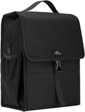 MoKo Insulated Lunch Bag, Reusable Cooler Tote Bag, Collapsible Multi-use Lunch Box, Thermal Lunch Sack with Zipper Closure for Travel Picnic School Office, Gray