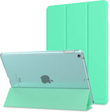MoKo Case Fit 2018/2017 iPad 9.7 6th/5th Generation, Slim Lightweight Smart-Shell Stand Cover with Translucent Frosted Back Protector Fit iPad 9.7 Inch 2018/2017, Auto Wake/Sleep - Blue Quicksand